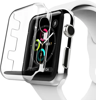 Produktbild von Mobigear Crystal  Apple Watch - 38 mm Hardcase Hülle - Transparent