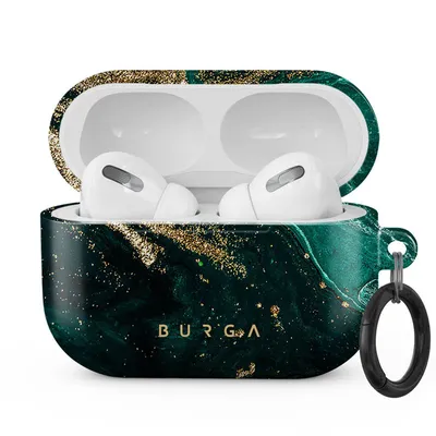 Zdjęcie produktu dla Etui Burga dla słuchawek AirPods Pro - Emerald Pool