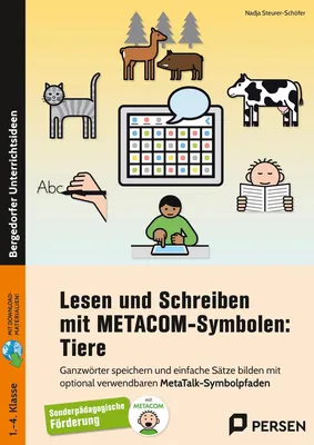 Produktbild von Lesen und Schreiben mit METACOM-Symbolen: Tiere