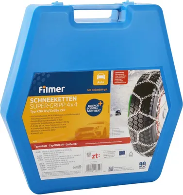Produktbild von Filmer 18644 Schneekette 4x4 Paar