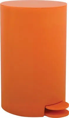 Produktbild von MSV kleiner Treteimer fur Bad/Toilette - orange - 3L - 15 x 27cm