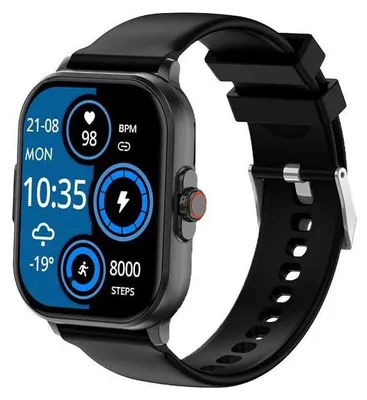 Produktbild von "Neo Smartwatch in Schwarz: Innovative Eckige Design für Stil und Funktionalität"