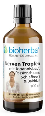 Produktbild von Bioherba Nerven Tropfen Tinktur 100 ml