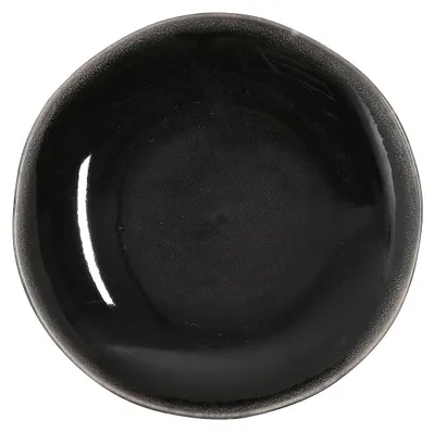 Image de Mica Assiette Tabo noire, Ø 26,5 cm x 3 cm
