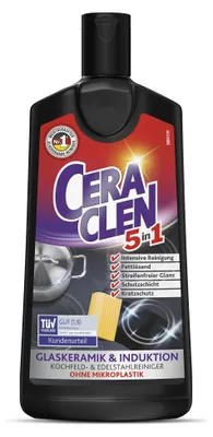 Produktbild von Ceraclen Reiniger & Pfleger für Glaskeramik- und Induktionskochfeld sowie Edelst