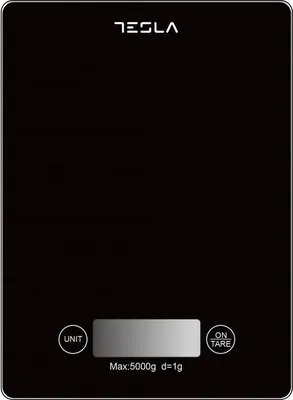 Image de Balance de cuisine électronique 5kg/1g noir - Tesla - KS201B -