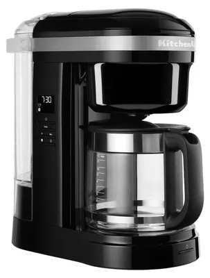 Zdjęcie produktu dla KitchenAid 5KCM1208EOB, Przelewowy ekspres do kawy, 1,7 l, Kawa mielona, 1100 W, Czarny