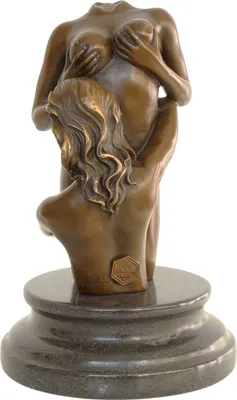 Produktbild von Bronzeskulptur Frau Akt Erotik Antik-Stil Bronze Figur Statue - 18cm
