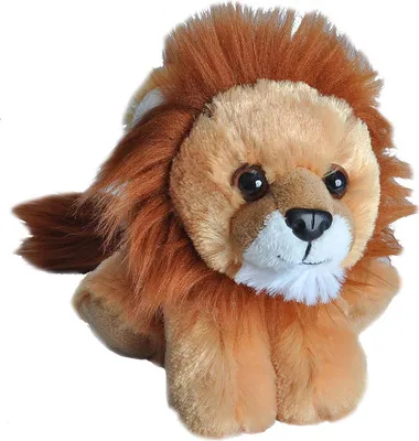 Image de Lion en peluche - 18 cm