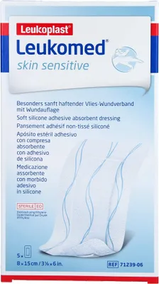 Produktbild von Leukomed skin sensitive steril 15 x 8cm, 5 St PFL
