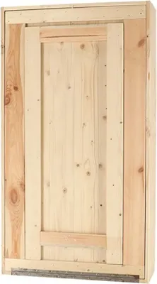 Image de Table murale en bois - 120,2 x 58 x 193 cm - Beige