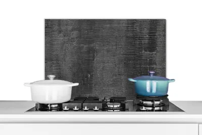 Produktbild von KitchenYeah®  Spritzschutz Küche - Küchenrückwand - Wandschutz für Herd und Spüle - Beton - Grau - Wand - Muster 60x40 - Alu-Dibond (Alternative zum Spritzschutz aus Glas) - Hitzebeständig - Herdsprit