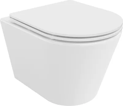 Produktbild von Mexen Rico WC-Schüssel Randlos mit slim Sitz und Absenk-Automatik, duroplast, Weiß - 30720300