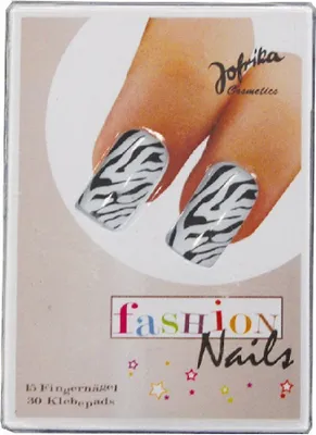 Produktbild von R56502 schwarz-weiß Damen Fashion Nails Safari