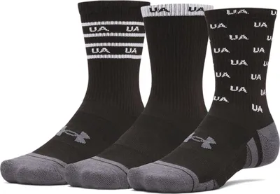 Produktbild von Under Armour Performance Tech Nov Socken 3 Paare Schwarz EU 43-47 Herren,Damen Schwarz EU 43-47