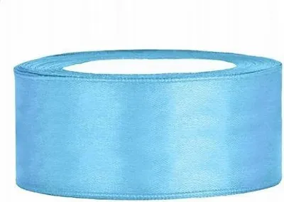 Produktbild von Satinband Blau Breit 25 m - Einheitsgröße