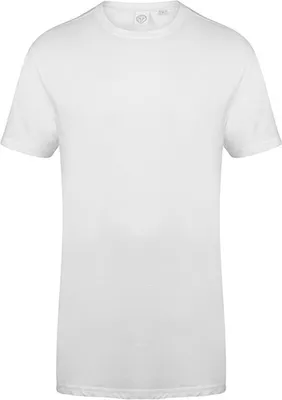 Produktbild von SF Men SF258 | Herren Longline T-Shirt With Dipped Hem / Single-Jersey - Farbe: White - Größe: S