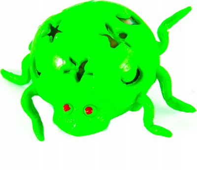 Produktbild von Kleine Spinne Antistress Figur - Gruseliges Quetschspielzeug Insekt für Halloween & Spaß