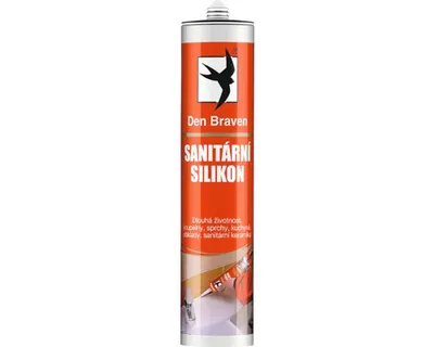 Obrázok produktu pre Sanitárny silikón DEN BRAVEN 280 ml hnedý