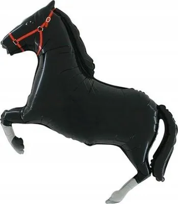 Immagine prodotto di Palloncino in foil "Cavallo nero" 14"", 1 pz.