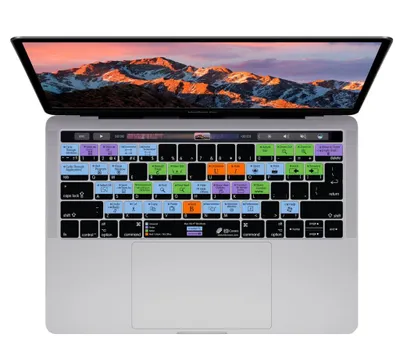 Productafbeelding van macOS toetsenbordbeschermer, Duits, voor MacBook Pro 13"/15" vanaf 2016