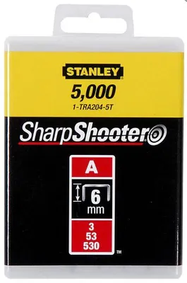 Image de Agrafes Type A 10mm boîte de 5000 - STANLEY - 1-TRA206-5T