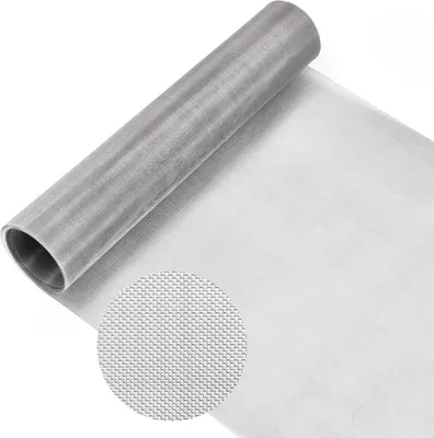 Imagen del producto de Malla de alambre de malla fina, 50 mesh, 30 x 200 cm, acero inoxidable 304, protección contra insectos y roedores para jardín