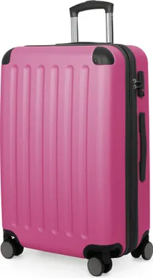 Produktbild von HAUPTSTADTKOFFER Spree - Trolley 65cm mit Erweiterung, Hardshell Suitcase, Check-In Reisekoffer Gepäck 20 kg 4 Rollen, Hartschalen-Koffer TSA, 74L,Pink