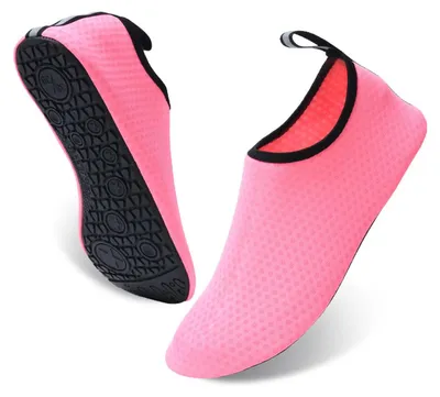 Immagine prodotto di Scarpe da acqua senza suola, ad asciugatura rapida, calzini da acquagym - Rosa, taglia 41 EU