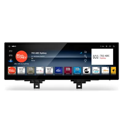 Productafbeelding van 14,9-inch HD autoradio met Carplay en Android 15, 8-kern processor, 4+64G, GPS-navigatie, Wi-Fi, 4G, Bluetooth, DAB+, stuurwielbediening (SWC) en USB-aansluiting, geschikt voor BMW F30, F31, F32, F33 (2013-2016) met NBT-systeem