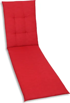 Produktbild von GO-DE Textil, Liegenauflage, uni rot, 15809-05