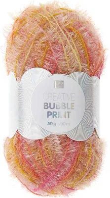 Produktbild von Rico Design Creative Bubble Print, Handwerk, Mehrfarbig, Polyester, 90 m, 30 °C, 50 g