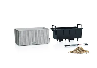 Obrázok produktu pre LECHUZA BALCONERA Cottage 40, Vysadzovač, Voľne stojace, Recyklovaný plast, Hnedá, Piesková, Obdĺžnik, Vnútorná / vonkajšia