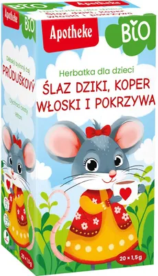 HERBATKA DLA DZIECI - ŚLAZ DZIKI, KOPER WŁOSKI I POKRZYWA BIO (20 x 1,5 g) 30 g - APOTHEKE