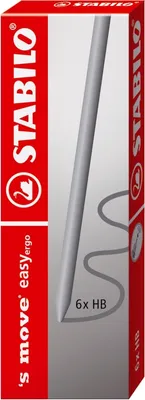 Produktbild von Stabilo - Bleistiftstift EasyEergo 7890/6 HB | Box A 6 Stück | 15 Stücke