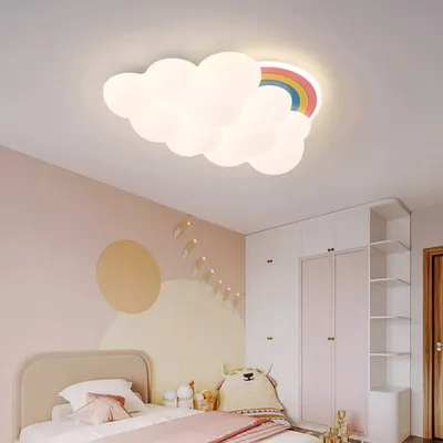 Produktbild von Schlafzimmerlampe Kinderlampe Designlampe Wolkenlampe Deckenlampe Lampe Regenbogenlampe 【X11230】