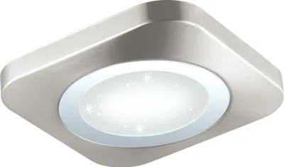 Produktbild von EGLO LED Deckenlampe Puyo-S, Deckenleuchte, Stahl in nickel-matt, chrom, Kunststoff m.Kristalleffekt in weiss warmweiß