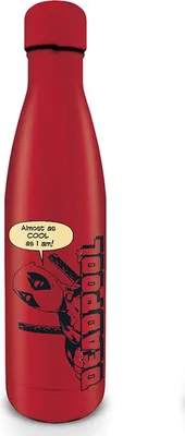 Zdjęcie produktu dla Butelka Metalowa MARVEL Deadpool 500ml - PYRAMID, Ekologiczne Akcesoria Codzienne