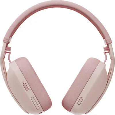 Zdjęcie produktu dla Logitech Zone Vibe Wireless MS, Bezprzewodowy, Połączenia/muzyka, 185 g, Zestaw słuchawkowy, Różowy