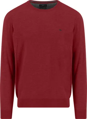 Produktbild von FYNCH-HATTON O-Neck, Merino Cashm 367 garnet red XXL