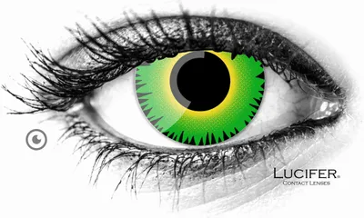 Immagine prodotto di Lenti a contatto colorate Lucifer® Hulk - 2 pezzi (1 paio), senza prescrizione medica