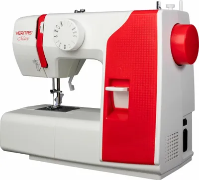 Produktbild von Veritas Freiarmnähmaschine Marie Weiß, Rot (MA20C)