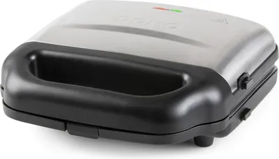 Obrázek produktu pro Domo DO9290C, 2 vafle/vaflí, Čtverec, Stříbrná, Černá, 0,72 m, 1400 W, 284 mm