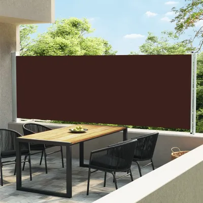 Immagine prodotto di Maison Exclusive - Tenda da sole laterale estensibile 600x160 cm, marrone
