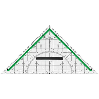 Image de FABER-CASTELL Geometrie-Dreieck groß mit Griff 20 cm