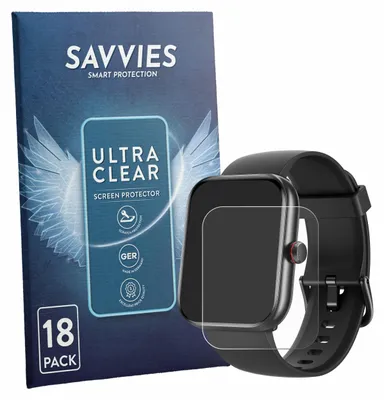 Produktbild von 18x Für Uaue IDW20 1.91" Schutzfolie Savvies Displayschutz Display Schutz Folie Klar Transparent