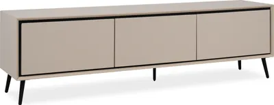 Produktbild von Arona TV-Schrank - Capuccino / Schwarz - 3 Klappen - 175 x 50 x 38 cm