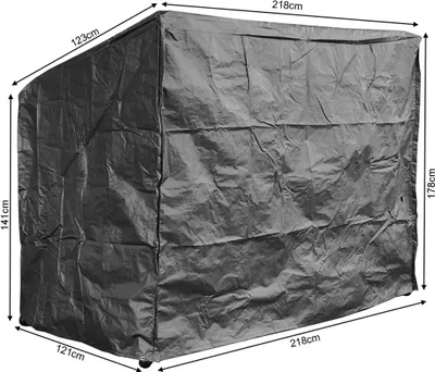 Produktbild von Schutzhülle für Hollywoodschaukel Triumph 3 Sitzer 219x121x178cm PE Grau