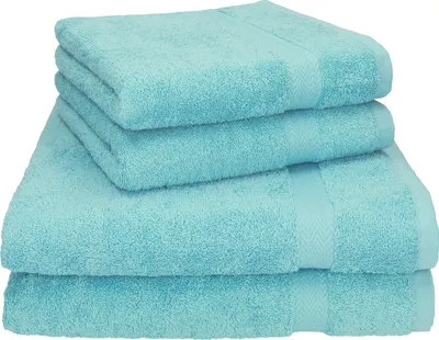 Produktbild von Betz 4-tlg. Handtuch-Set PREMIUM - 2 Liegetücher 2 Handtücher 100% Baumwolle  Farbe: ocean