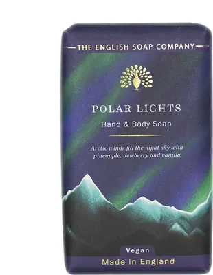 Obrázek produktu pro The English Soap Company Polar Lights 190 g tuhé mýdlo s vůní citronů, mučenky a ostružin
